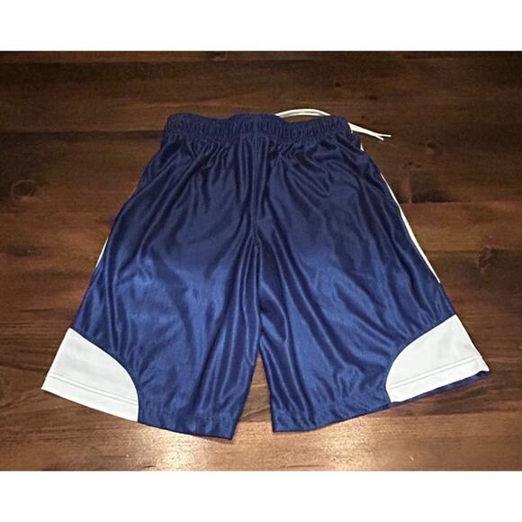 Under Armour Shiny Silky Perimeter Long Basketball Shorts Blue Men's Sz Medium - Picture 4 of 5